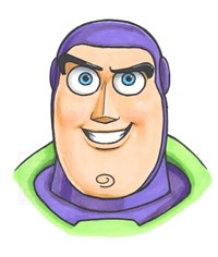 How to Draw Buzz Lightyear from Toy Story