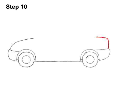 How to Draw Cartoon Car Automobile Vehicle Clipart 10