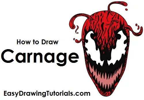 How to Draw Carnage (Spider-Man)