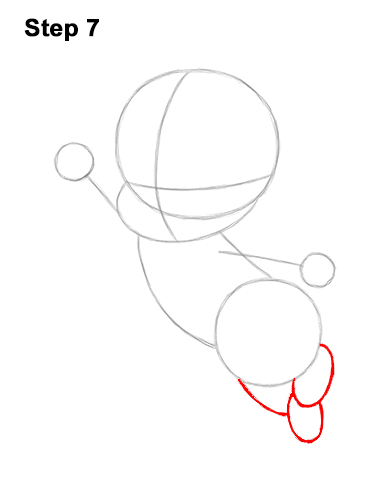 How to Draw Casper the Friendly Ghost Halloween 7