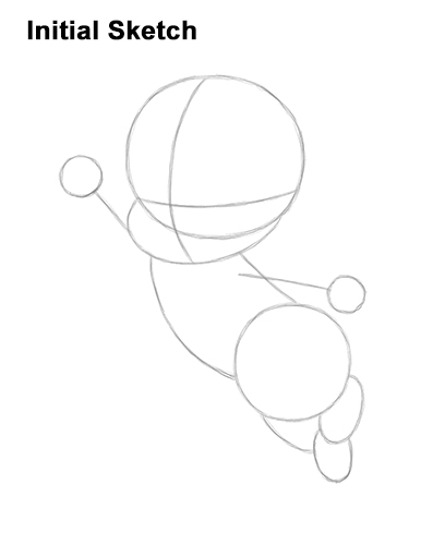 How to Draw Casper the Friendly Ghost Halloween Guides Lines