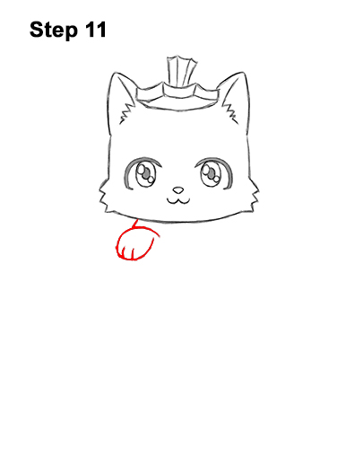 Draw a Cute Black Kitty in a Jack-O'-Lantern 11 How to Draw Cute Cartoon Black Cat Kitten Halloween Chibi Kawaii 11