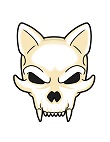 How to Draw Scary Cat Skull Halloween