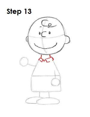 Draw Charlie Brown 13