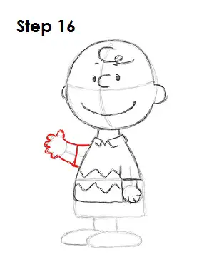 Draw Charlie Brown 16