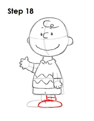 Draw Charlie Brown 18