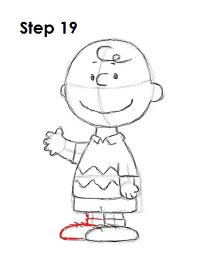 Draw Charlie Brown 19