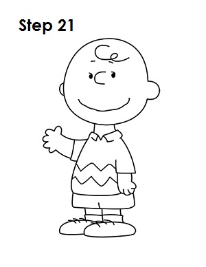 Draw Charlie Brown 21