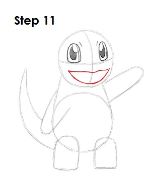 Draw Charmander Step 11 Draw Charmander 11