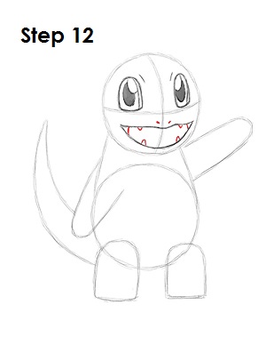 Draw Charmander Step 12 Draw Charmander 12