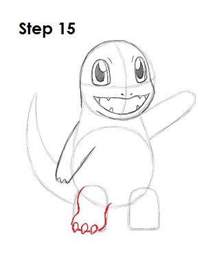 Draw Charmander Step 15 Draw Charmander 15