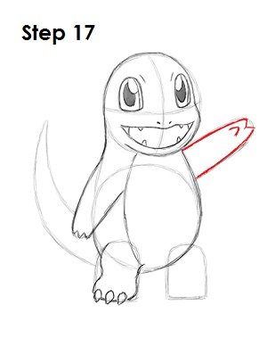 Draw Charmander Step 17 Draw Charmander 17