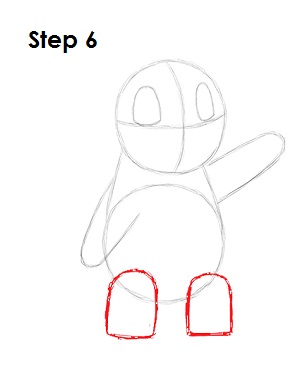 Draw Charmander Step 6 Draw Charmander 6