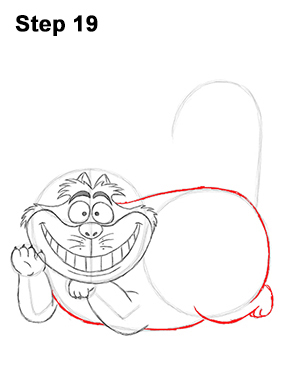 Draw Cheshire Cat Alice 19