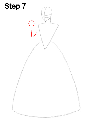 Cinderella Full Body Drawing 7 Draw Cinderella Dress 7