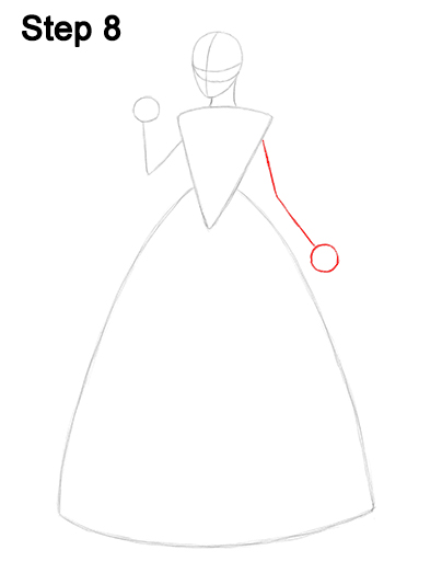 Cinderella Full Body Drawing 8 Draw Cinderella Dress 8