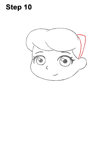 Draw Mini Chibi Little Cinderella 10