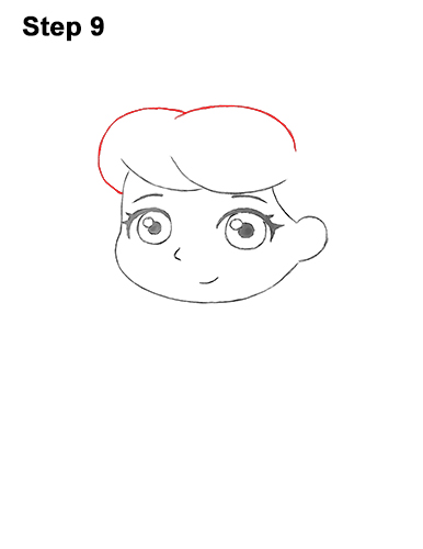 Draw Mini Chibi Little Cinderella 9