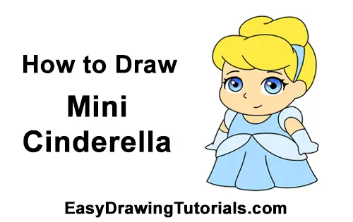 How to Draw Mini Chibi Cinderella