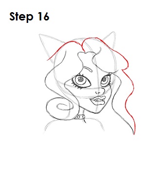 Draw Clawdeen Wolf 16