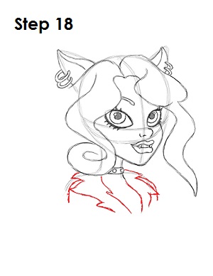 Draw Clawdeen Wolf 18
