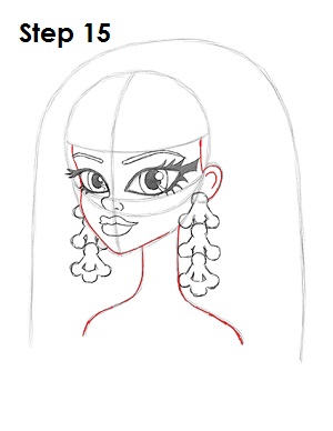 Draw Cleo Monster High 15 Draw Cleo De Nile 15