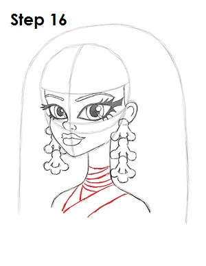 Draw Cleo Monster High 16 Draw Cleo De Nile 16