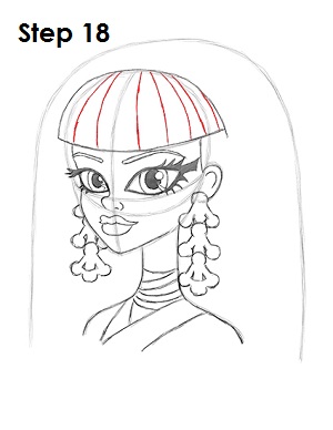 Draw Cleo Monster High 18 Draw Cleo De Nile 18