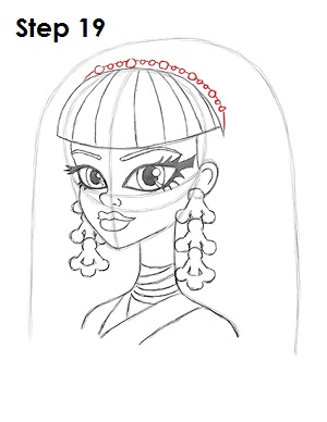 Draw Cleo Monster High 19 Draw Cleo De Nile 19