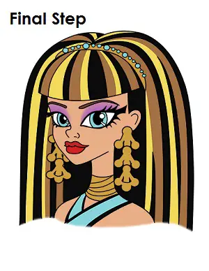 Draw Cleo Monster High Draw Cleo De Nile Last