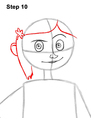 How to Draw Coraline Jones Full Body 10