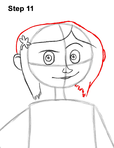 How to Draw Coraline Jones Full Body 11