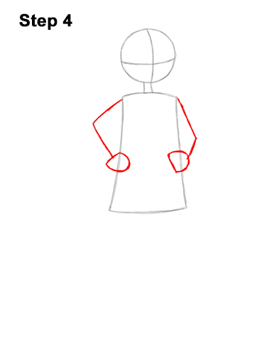 How to Draw Coraline Jones Full Body 4