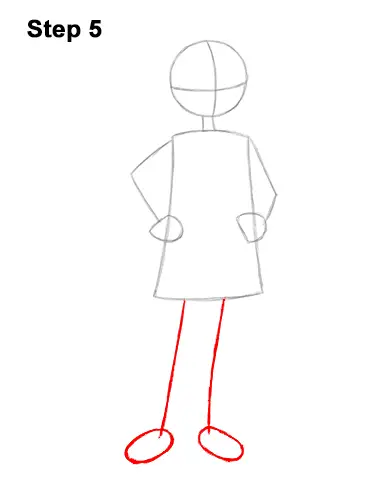 How to Draw Coraline Jones Full Body 5