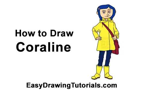 How to Draw Coraline Jones Full Body