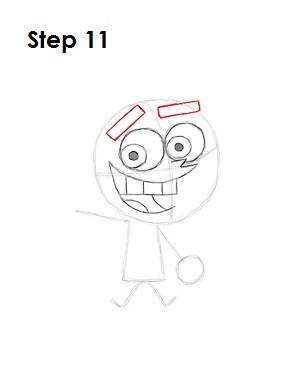 How to Draw Cosmo 11 How to Draw Cosmo Step 11