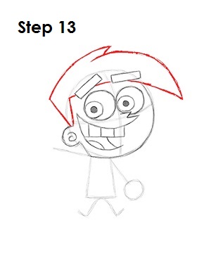 How to Draw Cosmo 13 How to Draw Cosmo Step 13