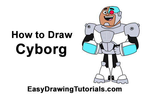 How to Draw Cyborg Teen Titans Go! Full Body