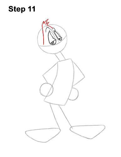 Draw Daffy Duck Full Body 11 How to Draw Daffy Duck Full Body Looney Tunes 11
