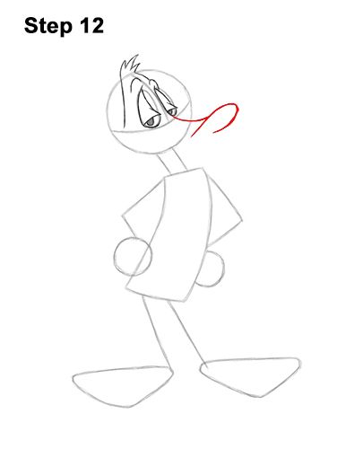 Draw Daffy Duck Full Body 12 How to Draw Daffy Duck Full Body Looney Tunes 12