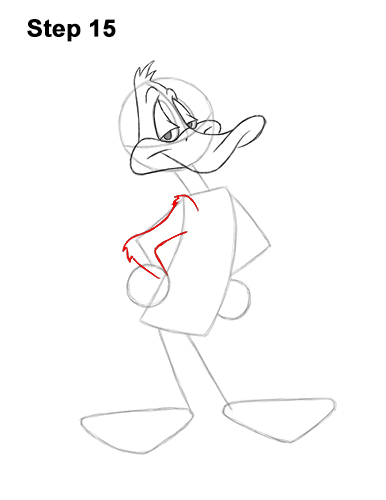 Draw Daffy Duck Full Body 15 How to Draw Daffy Duck Full Body Looney Tunes 15