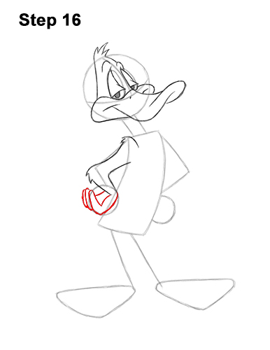 Draw Daffy Duck Full Body 16 How to Draw Daffy Duck Full Body Looney Tunes 16