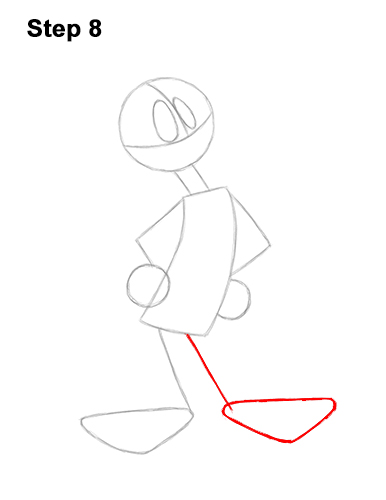 Draw Daffy Duck Full Body 8 How to Draw Daffy Duck Full Body Looney Tunes 8