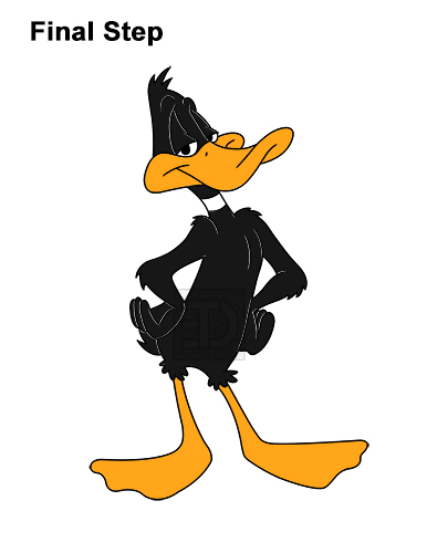 Draw Daffy Duck Full Body How to Draw Daffy Duck Full Body Looney Tunes