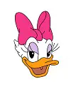 How to Draw Daisy Duck Head Disney