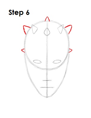 Draw Darth Maul 6