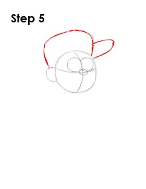 Draw Dipper Pines Step 5