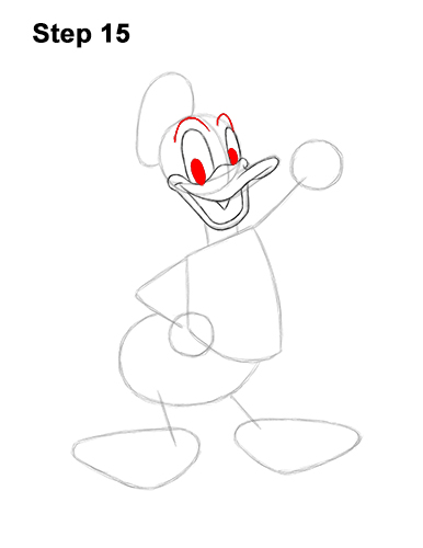 Draw Donald Duck Full Body 15 How to Draw Donald Duck Full Body 15