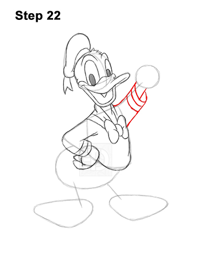 Draw Donald Duck Full Body 22 How to Draw Donald Duck Full Body 22