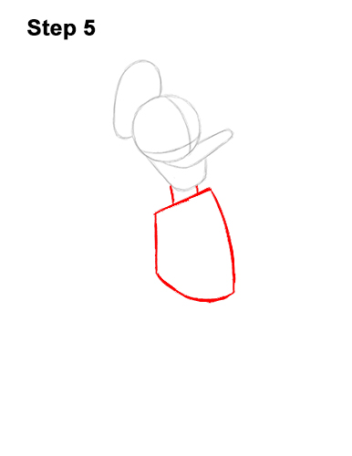 Draw Donald Duck Full Body 5 How to Draw Donald Duck Full Body 5